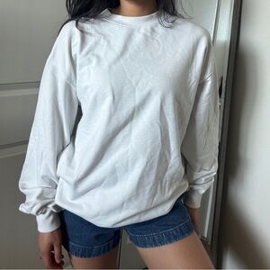 White Women's Crewneck